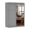 Armoire à portes coulissantes Armoire 150 cm gris/gris avec Voir les images du produit 4