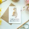 Mr. & Mrs. Panda babykarte Otter Bauch - Weiß - Geschenk, Produktbild-Vorschau 2