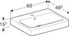 Geberit iCon Waschtisch 600 × 485 mm weiß, 124060000 Produktbild-Vorschau 14