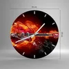 Wanduhr - Rund - Glasuhr - Instrument Flammen Saiten - Produktbild-Vorschau 3