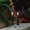 LED Stabkerzen LINA - Rustik-Optik - Echtwachs - 3D Flamme - H: 14cm - Timer - grau - 2er Set Produktbild-Vorschau