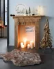 Kaminkonsole "Rustikal" aus recyceltem Holz, Produktbild-Vorschau 6