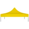 vidaXL Partyzelt-Dach 3x3 m Gelb 270 g/m² Produktbild-Vorschau 2