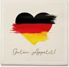 itenga 40x Serviette Herz Flagge DEUTSCHLAND Produktbild-Vorschau 2