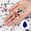 Kurtzy Dekosteine Glas Schmuck Perlen Set (225er Pack) 12 x Produktbild-Vorschau 9