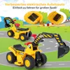 COSTWAY 6V escavatore da seduti, auto elettrica per bambini Anteprima dell’immagine prodotto 8