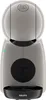 A front view of a gray and black coffee machine. Náhled obrázku produktu