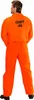 Orangener Häftling mit Handschellen - Gr. S - XXL für Produktbild-Vorschau 2