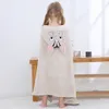 Dětský bavlněný ručník s kapucí Cartoon Bathrobe Bath Náhled obrázku produktu 3