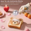 2er Set Puderzuckerstreuer Edelstahl, Mehlstreuer mit Produktbild-Vorschau 4