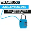 TRAVELOX Koffergurt Gepäckgurt Kofferanhänger Gepäckschloss Produktbild-Vorschau 3