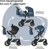 Bergsteiger Nizza 3 in 1 Kinderwagen, Kombikinderwagen Produktbild-Vorschau 4