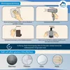 Dolvhin Seifenspender Wandmontage ohne Bohren | Milchglas Produktbild-Vorschau 8