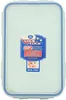 A clear, top-down view of a Lock&Lock food storage container with a label on it. Voir les images du produit