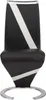 4er Set TWIZY Stühle - Lederähnliches Material schwarz + Produktbild-Vorschau 3