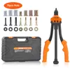 VEVOR Kit di Attrezzi per Rivetti 35,5 cm con 7 Mandrini Anteprima dell’immagine prodotto 3