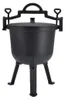 Dutch Oven - Gusseisen Kessel 10 L - mit Füßen und Henkel - Produktbild-Vorschau 7