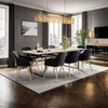 tectake® Esszimmerstuhl Marilyn gepolstert, in Samtoptik 58 Produktbild-Vorschau 9