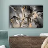 MuchoWow® - Leinwandbilder - Grau - Luxus - Gold - Marmor, Produktbild-Vorschau 4