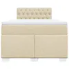 Langlebige Boxspringbett mit Matratze Creme 120x190 cm Produktbild-Vorschau 5
