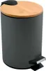Spirella Kosmetikeimer 3 Liter Edelstahl Bambus mit Produktbild-Vorschau 1