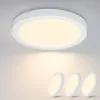 ZMH LED-Deckenleuchte Rund Flach 3er-Pack Modernes Produktbild-Vorschau 1