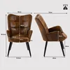 Meubles Cosy Poltrona in stile scandinavo con braccioli in Anteprima dell’immagine prodotto 5