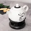 KADAX Théière 1L avec réchaud Set, Cafetière en porcelaine Voir les images du produit 2