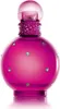 A pink, spherical perfume bottle with green jewel accents and a decorative band around the neck. Náhled obrázku produktu