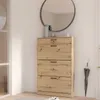 Forte NIKO Schuhschrank 80 90, Skandi-Schrank, 3 Produktbild-Vorschau 1