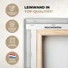 MuchoWow® - Leinwandbilder - Spachtelmasse - Weiß - Textur, Produktbild-Vorschau 3