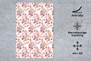 MuchoWow® Mauspad Mousepad Blumen - Farben - Rosa 40x60 cm Produktbild-Vorschau 2