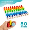 Ulanik Montessori Holzset "Rainbow Patterns" Produktbild-Vorschau 3