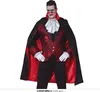 Schwarz gefütterter Halloween-Vampirumhang 115cm Produktbild-Vorschau 3