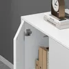 doporro Sideboard Kommode 120 cm in Matt Weiß Produktbild-Vorschau 4
