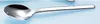A single spoon on a light blue background. Podgląd zdjęcia produktu