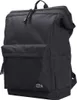 A black Lacoste backpack is shown against a white background. Produktbild-Vorschau