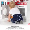LaLoona Baby Krabbelstrumpfhose mit ABS Sohle - Sterne/Blau Produktbild-Vorschau 5