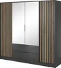 Kleiderschrank mit Spiegel 200 cm Fioro - Schrank vom Produktbild-Vorschau 1