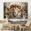 MuchoWow® - Leinwandbilder - Löwe - Wildtiere - Pflanzen - Produktbild-Vorschau 7