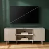 Lowboard ZELDA 150 cm, Kaschmir/Hellgrau - Modernes TV Produktbild-Vorschau 1