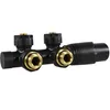Anschlussgarnitur Multiblock Set Schwarz Matt 50mm inkl. Produktbild-Vorschau 3