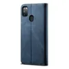 Galaxy M30S Hülle, LaimTop Denim Leder Brieftasche Produktbild-Vorschau 3