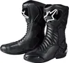 A pair of black motorcycle boots. Podgląd zdjęcia produktu