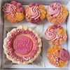 Krabica na muffiny a koláče, 23 x 23 x 10 cm, biela a Náhľad obrázku produktu 3