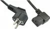 LINDY IEC-Netzkabel abgewinkelt Schuko an C13 3m Náhled obrázku produktu 2