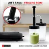 Heidenfeld Vakuumbehälter für HF-VK100 | Inkl. Vakuumpumpe Produktbild-Vorschau 3