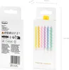 Candele Tortine Spirale Colorate 8,5 cm - Set di 6 Anteprima dell’immagine prodotto 7