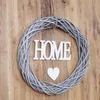 Wianek na drzwi Home okrągły, dekoracyjny wianek na ścianę, Podgląd zdjęcia produktu 4