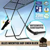 BigDean Wäscheständer 200 cm = 20m extra-hoch + dicke Produktbild-Vorschau 4